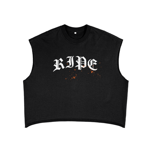 "Public Affairs" French Terry Boxy Tank