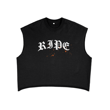 "Public Affairs" French Terry Boxy Tank