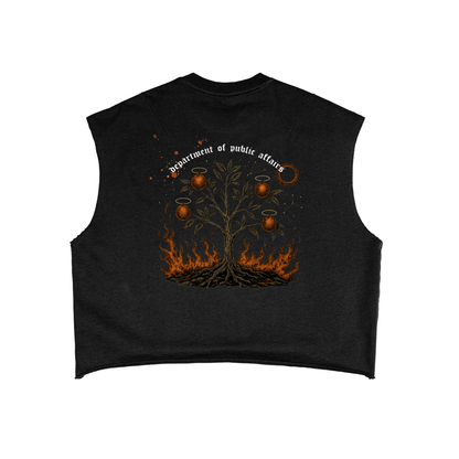 "Public Affairs" French Terry Boxy Tank